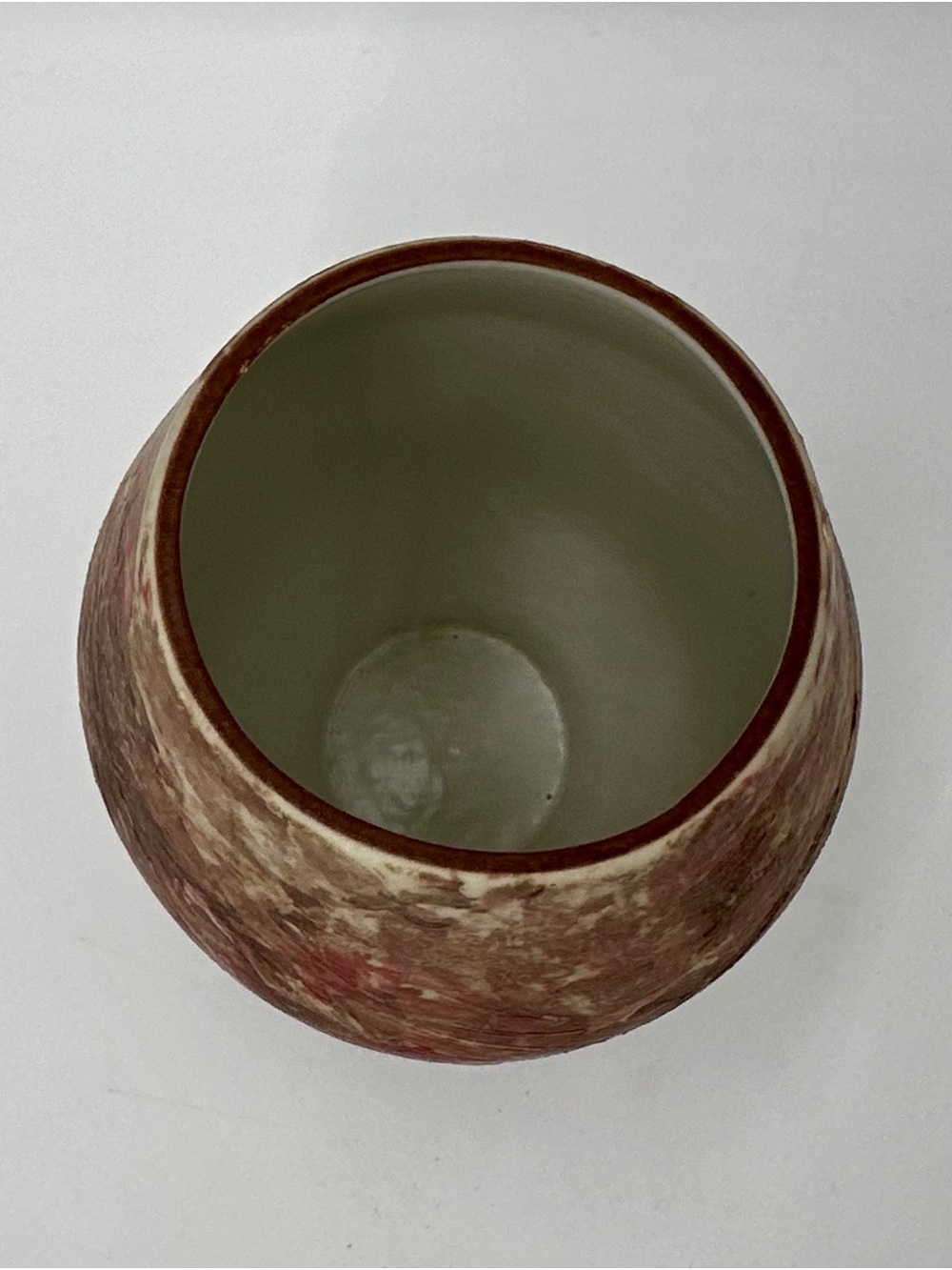 CB2 Crate & Barrel Painterly Pink Vase - Picture 4 of 5